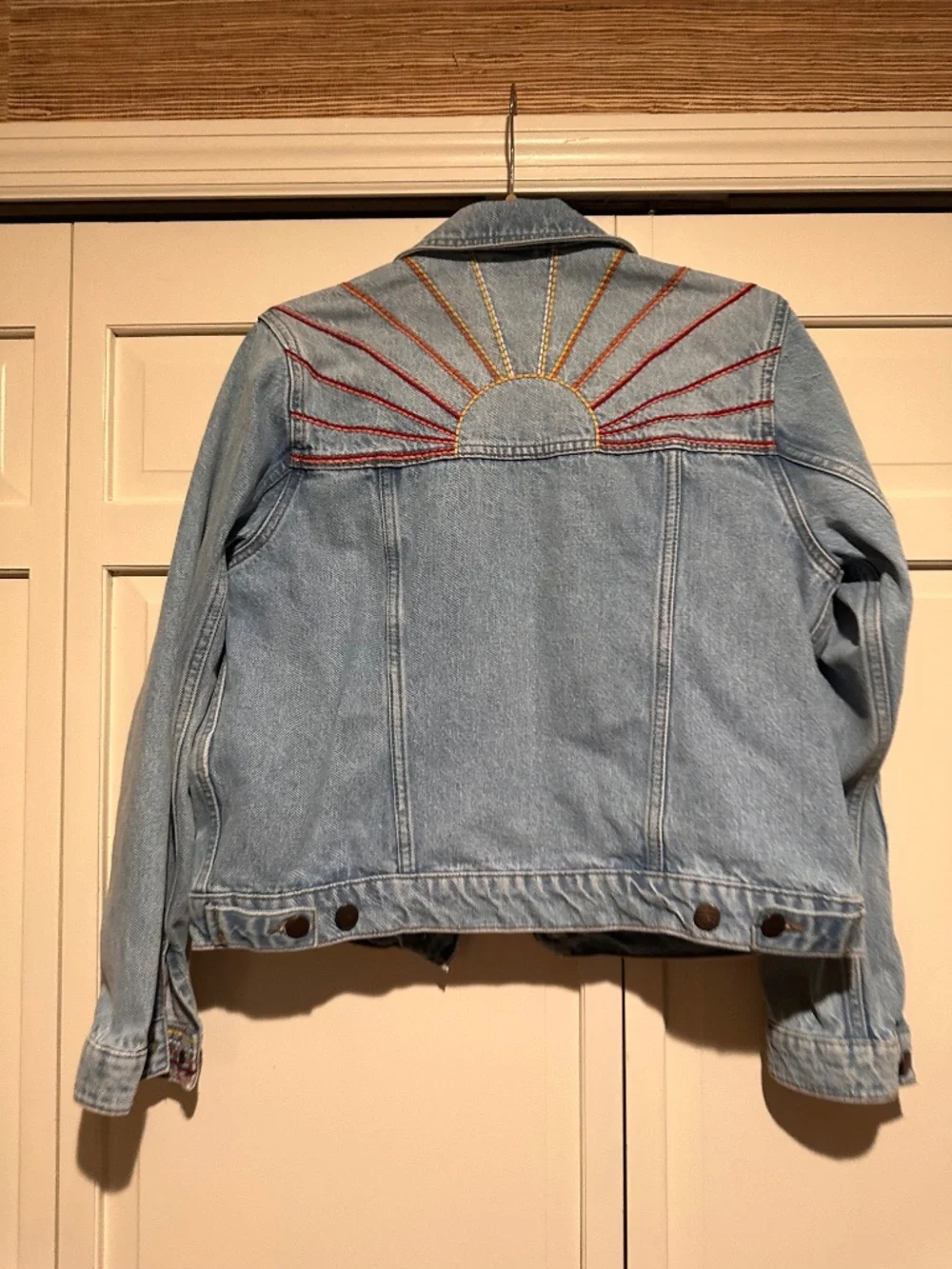 Marine Layer Embroidered denim jacket - Picture 9 of 9